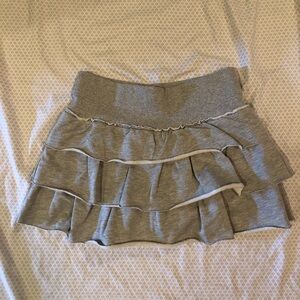 Altar’d State Revival NWT Gray Ruffled Women's Skort